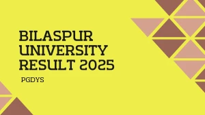 Bilaspur University Result 2025 Released at bilaspuruniversity.ac.in Direct Link to Download 1st Semester Result Bilaspur University Result 2025 Released at bilaspuruniversity.ac.in Direct Link to Download 1st Semester Result