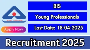 BIS Young Professionals Recruitment 2025 - Apply Online for 03 Posts Before April 18