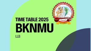BKNMU Time Table 2025 Announced @ bknmu.edu.in Details Here BKNMU Time Table 2025 Announced @ bknmu.edu.in Details Here