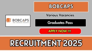 BOBCAPS Recruitment 2025 - Apply Offline for Manager, Head and More Posts Before May 09 BOBCAPS Recruitment 2025 - Apply Offline for Manager, Head and More Posts Before May 09