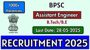 BPSC Assistant Engineer (AE) Recruitment 2025 - Apply Online for 1024 Posts BPSC Assistant Engineer (AE) Recruitment 2025 - Apply Online for 1024 Posts