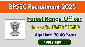 BPSSC Forest Range Officer Recruitment 2025 - Apply Online for 24 Posts Before June 01 BPSSC Forest Range Officer Recruitment 2025 - Apply Online for 24 Posts Before June 01