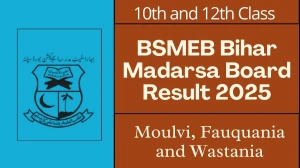 BSMEB Bihar Madarsa Board Result 2025 Out For Moulvi, Fauquania and Wastania at bsmeb.org How to check Results Here