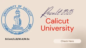 Calicut University Result 2025 Released at uoc.ac.in Direct Link to Download 1st, 3rd, 4th, 6th Semester Result