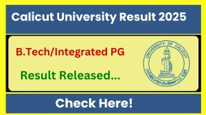 Calicut University Result 2025 Released at uoc.ac.in Direct Link to Download 7th, 9th Semester Result Calicut University Result 2025 Released at uoc.ac.in Direct Link to Download 7th, 9th Semester Result