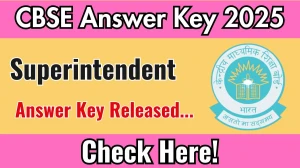 CBSE Answer Key 2025 Out Download Superintendent Answer Key Here CBSE Answer Key 2025 Out Download Superintendent Answer Key Here