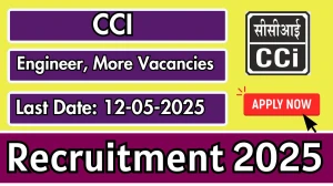CCI Recruitment 2025 - Apply for 14 Engineer, Deputy Manager and More Posts