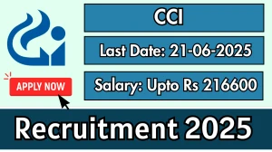 CCI Recruitment 2025 - Apply Offline for 22 Additional Director General, Joint Director General and Other Posts