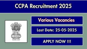 CCPA Recruitment 2025 - Apply Offline for 10 Assistant, Account Officer, More Posts CCPA Recruitment 2025 - Apply Offline for 10 Assistant, Account Officer, More Posts