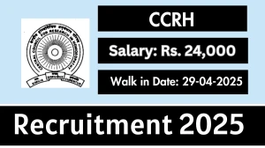 CCRH Laboratory Technician Recruitment 2025 – Walk in