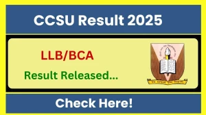 CCSU Result 2025 Released at ccsuniversity.ac.in Direct Link to Download 3rd, 5th Semester Result