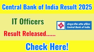 Central Bank of India IT Officers Result 2025 Out at centralbankofindia.co.in, Direct Link to Download Result PDF Here Central Bank of India IT Officers Result 2025 Out at centralbankofindia.co.in, Direct Link to Download Result PDF Here