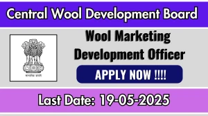 Central Wool Development Board Wool Marketing Development Officer Recruitment 2025 - Apply Offline Central Wool Development Board Wool Marketing Development Officer Recruitment 2025 - Apply Offline