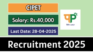 CIPET Recruitment 2025 - Apply Online for Lecturer, lnstructor and More Posts