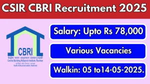 CSIR CBRI Recruitment 2025 – Walk in for 47 Project Assistant, Project Associate and Other Posts CSIR CBRI Recruitment 2025 – Walk in for 47 Project Assistant, Project Associate and Other Posts