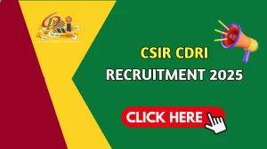 CSIR CDRI Project Staff Recruitment 2025 – Walk in for 18 Posts