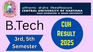 CUH Result 2025 Released at cuh.ac.in Direct Link to Download 3rd and 5th Semester Result