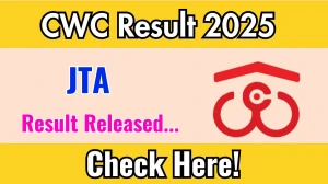 CWC JTA Result 2025 Out at cwceportal.com, Direct Link to Download Result PDF Here