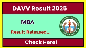 DAVV Result 2025 Released at dauniv.ac.in Direct Link to Download 1st, 3rd Semester Result DAVV Result 2025 Released at dauniv.ac.in Direct Link to Download 1st, 3rd Semester Result