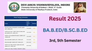 DAVV Result 2025 Released at dauniv.ac.in Direct Link to Download 3rd, 5th Semester Result DAVV Result 2025 Released at dauniv.ac.in Direct Link to Download 3rd, 5th Semester Result