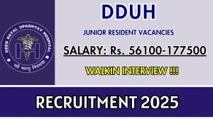DDUH Junior Residents Recruitment 2025 – Walk in for 29 Posts DDUH Junior Residents Recruitment 2025 – Walk in for 29 Posts