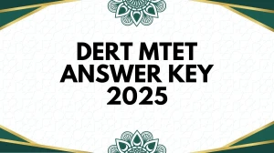 DERT MTET Answer Key 2025 Released Check MTET Official Solution Key at megeducation.gov.in