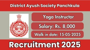 District Ayush Society Panchkula Yoga Instructor Recruitment 2025 – Walk in
