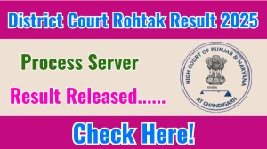 District Court, Rohtak Process Server Result 2025 Announced. Direct Link to Check District Court, Rohtak Process Server Result 2025 rohtak.dcourts.gov.in District Court, Rohtak Process Server Result 2025 Announced. Direct Link to Check District Court, Rohtak Process Server Result 2025 rohtak.dcourts.gov.in