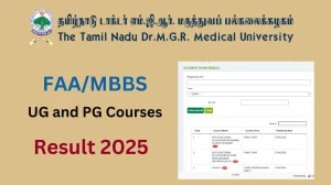 Dr MGR Medical University Result 2025 Released at tnmgrmuexam.ac.in Direct Link to Download UG and PG Courses Result Dr MGR Medical University Result 2025 Released at tnmgrmuexam.ac.in Direct Link to Download UG and PG Courses Result