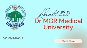 Dr MGR Medical University Result 2025 Released at tnmgrmuexam.ac.in Direct Link to Download 1st, 2nd, 3rd, 4th, 5th Semester Result Dr MGR Medical University Result 2025 Released at tnmgrmuexam.ac.in Direct Link to Download 1st, 2nd, 3rd, 4th, 5th Semester Result