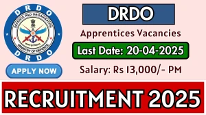 DRDO ARDE Apprentices Recruitment 2025 - Apply Online for 70 Posts