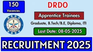 DRDO GTRE Apprentice Trainees Recruitment 2025 - Apply Online for 150 Posts