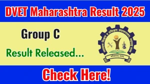 DVET Maharashtra Group C Result 2025 Announced. Direct Link to Check DVET Maharashtra Group C Result 2025 dvet.gov.in