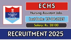 ECHS Nursing Assistant Recruitment 2025 - Apply Offline for 01 Posts Before April 15 ECHS Nursing Assistant Recruitment 2025 - Apply Offline for 01 Posts Before April 15