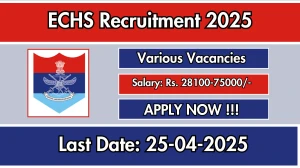 ECHS Recruitment 2025 - Apply Offline for 02 MO, Dental Hygienist/ Dental Assistant Posts Before April 25 ECHS Recruitment 2025 - Apply Offline for 02 MO, Dental Hygienist/ Dental Assistant Posts Before April 25