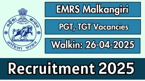 EMRS Malkangiri Recruitment 2025 – Walk in for PGT, TGT Posts