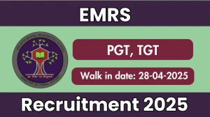 EMRS PGT, TGT Recruitment 2025 – Walk in