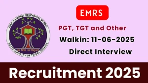EMRS Recruitment 2025 – Walk in for 27 PGT, TGT and Other Posts EMRS Recruitment 2025 – Walk in for 27 PGT, TGT and Other Posts