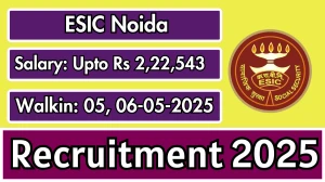 ESIC Noida Recruitment 2025 – Walk in for 47 Assistant Professor, Senior Resident and Other Posts ESIC Noida Recruitment 2025 – Walk in for 47 Assistant Professor, Senior Resident and Other Posts