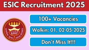 ESIC Senior Resident Recruitment 2025 – Walk in for 158 Posts