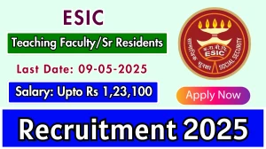 ESIC Teaching Faculty/Senior Residents Recruitment 2025 - Apply Offline for 99 Posts