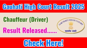 Gauhati High Court Chauffeur (Driver) Result 2025 Announced. Direct Link to Check Gauhati High Court Chauffeur (Driver) Result 2025 ghconline.gov.in Gauhati High Court Chauffeur (Driver) Result 2025 Announced. Direct Link to Check Gauhati High Court Chauffeur (Driver) Result 2025 ghconline.gov.in