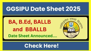 GGSIPU Time Table 2025 Released @ ipu.ac.in Details Here