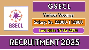 GSECL Recruitment 2025 - Apply Online for 22 Lab Tester, Nurse and More Posts Before May 19 GSECL Recruitment 2025 - Apply Online for 22 Lab Tester, Nurse and More Posts Before May 19