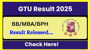GTU Result 2025 Released at gtu.ac.in Direct Link to Download 1st, 2nd Semester Result