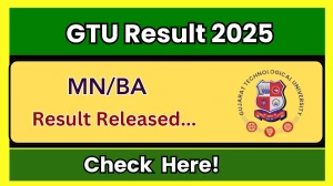 GTU Result 2025 Released at gtu.ac.in Direct Link to Download 1st, 4th, 5th, 6th, 7th Semester Result GTU Result 2025 Released at gtu.ac.in Direct Link to Download 1st, 4th, 5th, 6th, 7th Semester Result
