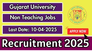 Gujarat University Non Teaching Recruitment 2025 - Apply Online for 15 Posts