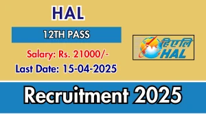 HAL Dresser Recruitment 2025 - Apply Online HAL Dresser Recruitment 2025 - Apply Online