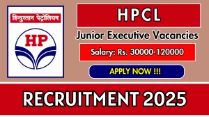 HPCL Junior Executive Recruitment 2025 - Apply Online for 41 Posts Before May 10 HPCL Junior Executive Recruitment 2025 - Apply Online for 41 Posts Before May 10