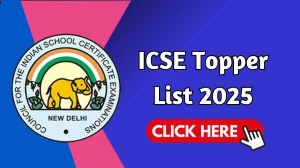 ICSE Topper List 2025 Out (Unofficial Topper List): Check Class 10 & 12 Highest Scores ICSE Topper List 2025 Out (Unofficial Topper List): Check Class 10 & 12 Highest Scores